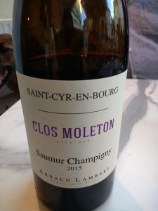 Clos Moleton from Saumur, Loire Valley, France