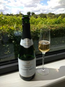 Toppesfield sparkling wine made in Essex, UK