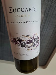 Zuccardi, 'Serie A', Malbec-Tempranillo, 2020, Mendoza, Argentina