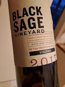 Black Sage, Viognier, 2017, Okanagan Valley, Canada