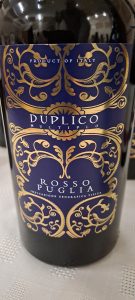 Duplico, Puglia Rosso, 2019, Puglia, Italy